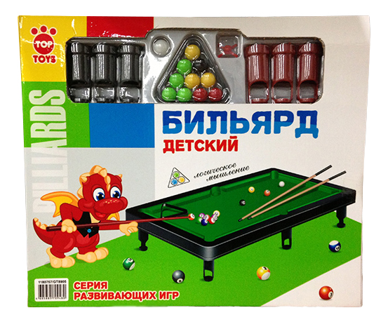 

Спортивная настольная игра Top Toys Бильярд GT8905, Бильярд