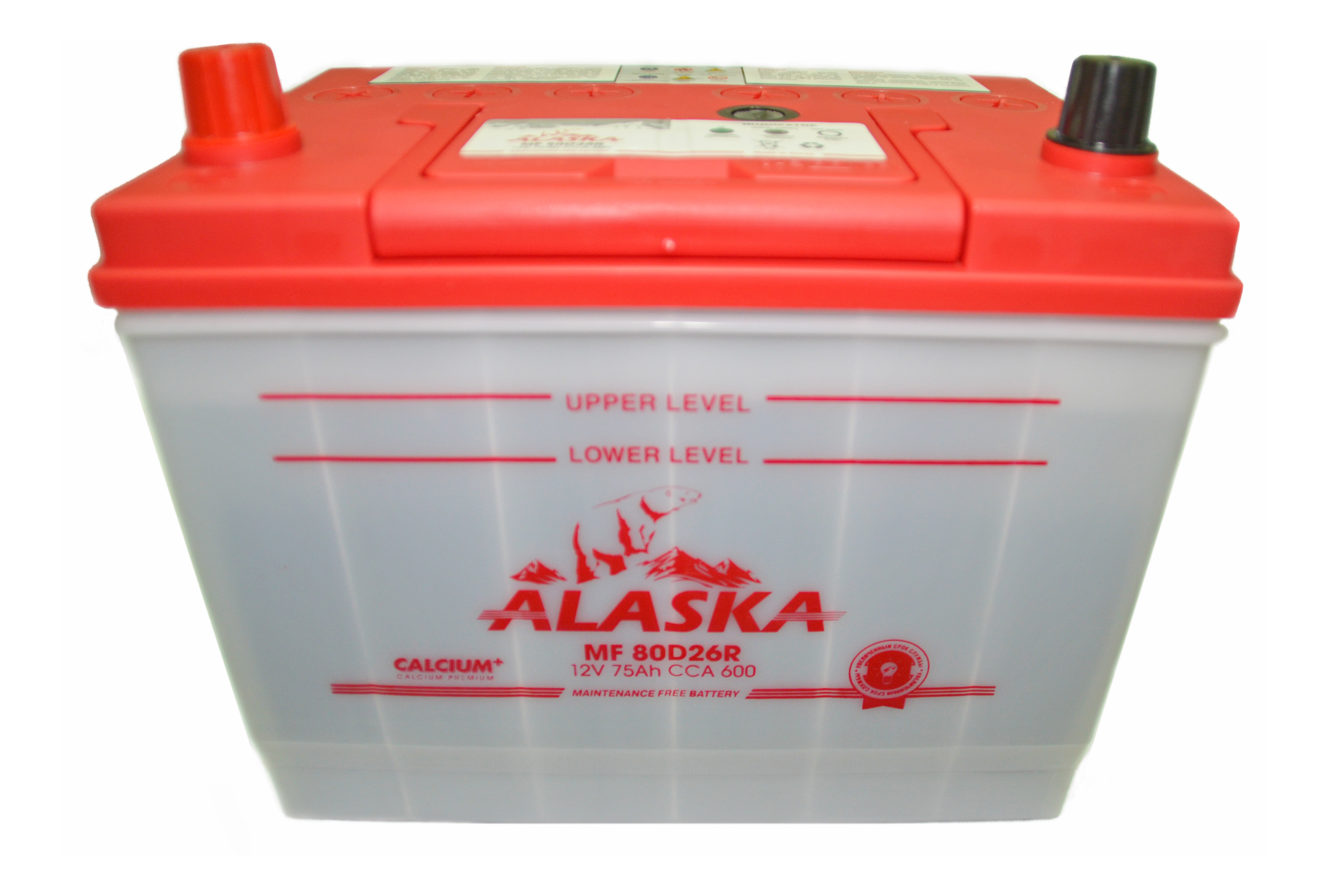 Аккумулятор автомобильный  ALASKA 8808240010511 75 Ач