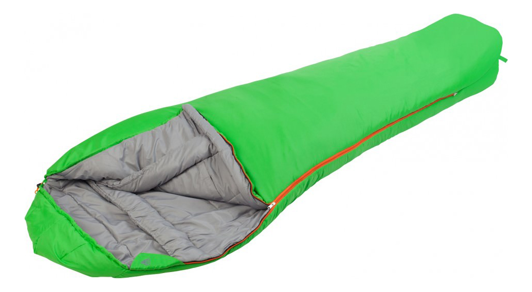 Спальный мешок Trek Planet Redmoon green/grey, левый