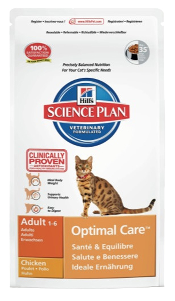 фото Влажный корм для кошек hill's science plan adult 1-6, курица, 12шт, 85г