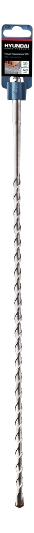

Бур для перфоратора Hyundai SDS+ 10x460mm (20/100) 201121, SDS+ 10x460 мм