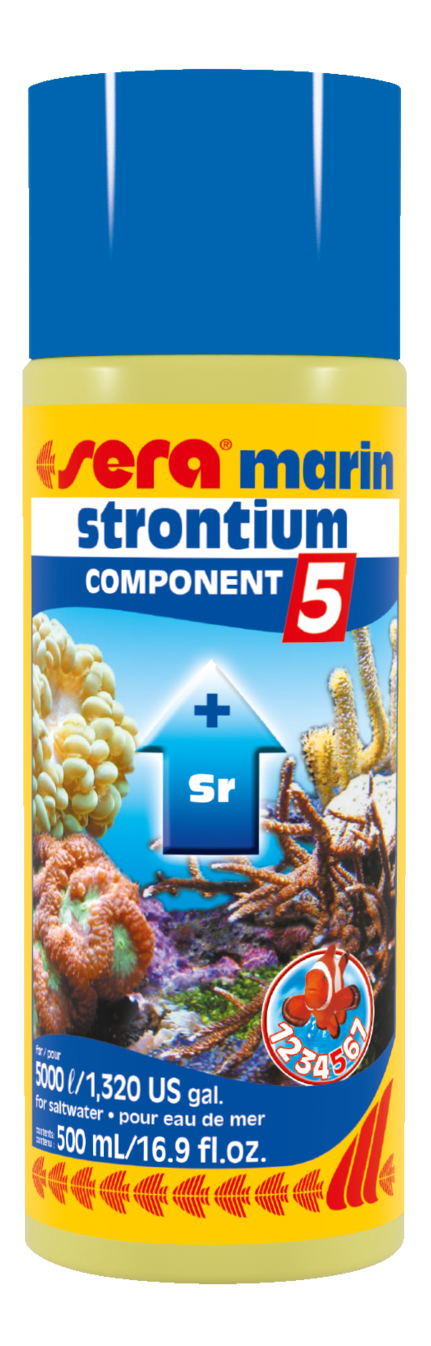 Биологическая добавка для морского аквариума Sera Marin COMPONENT 5 strontium 500мл