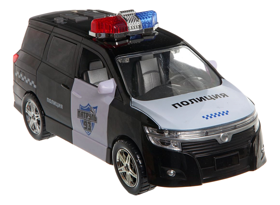 

Полицейский автомобиль патруль 93со звуком Zhorya ZYA-A0946-2, Черный;белый, Патруль 93