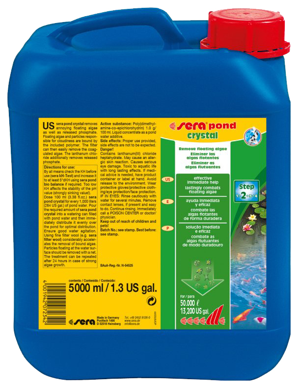 

Кондиционер для аквариума Sera Pond Crystal 5000мл 10599, Pond Crystal