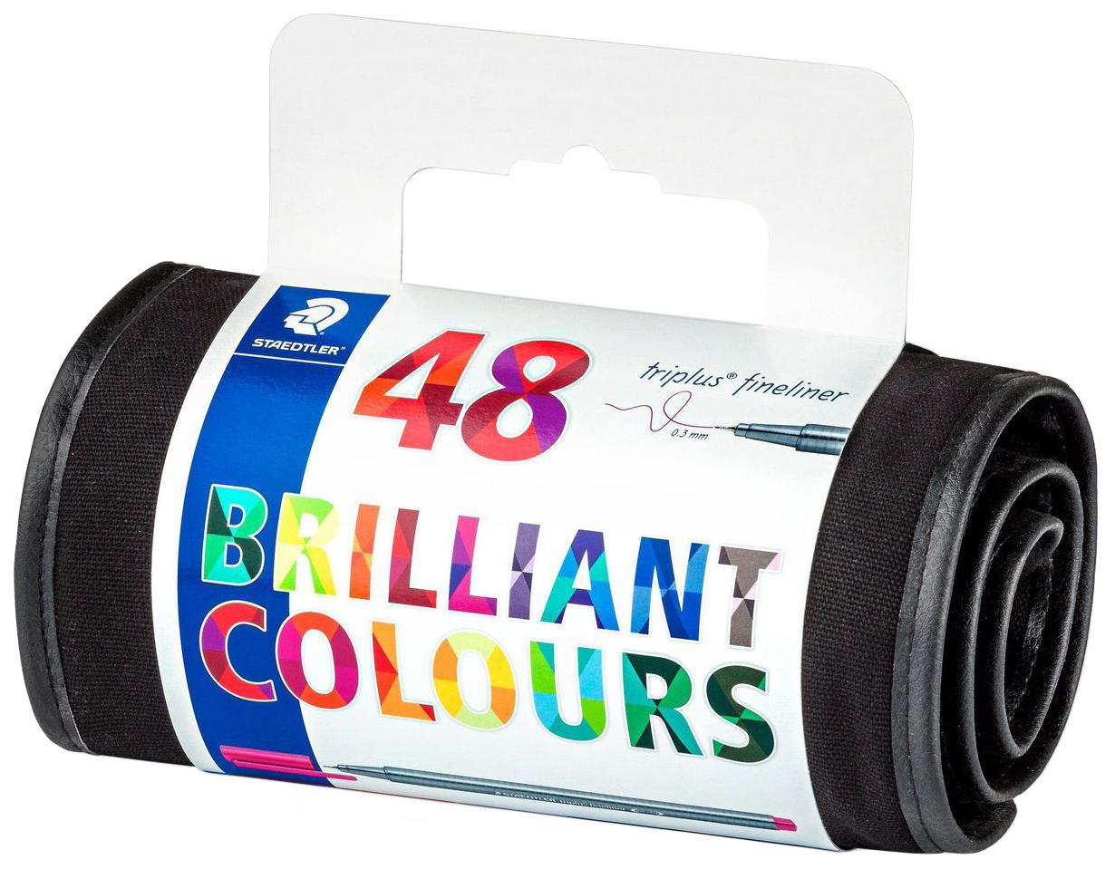 

Набор капиллярных ручек Staedtler Triplus 334, 48 цветов, 0,3 мм