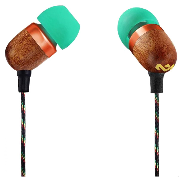 фото Наушники house of marley smile jamaica em-je041-dn brown/turquoise