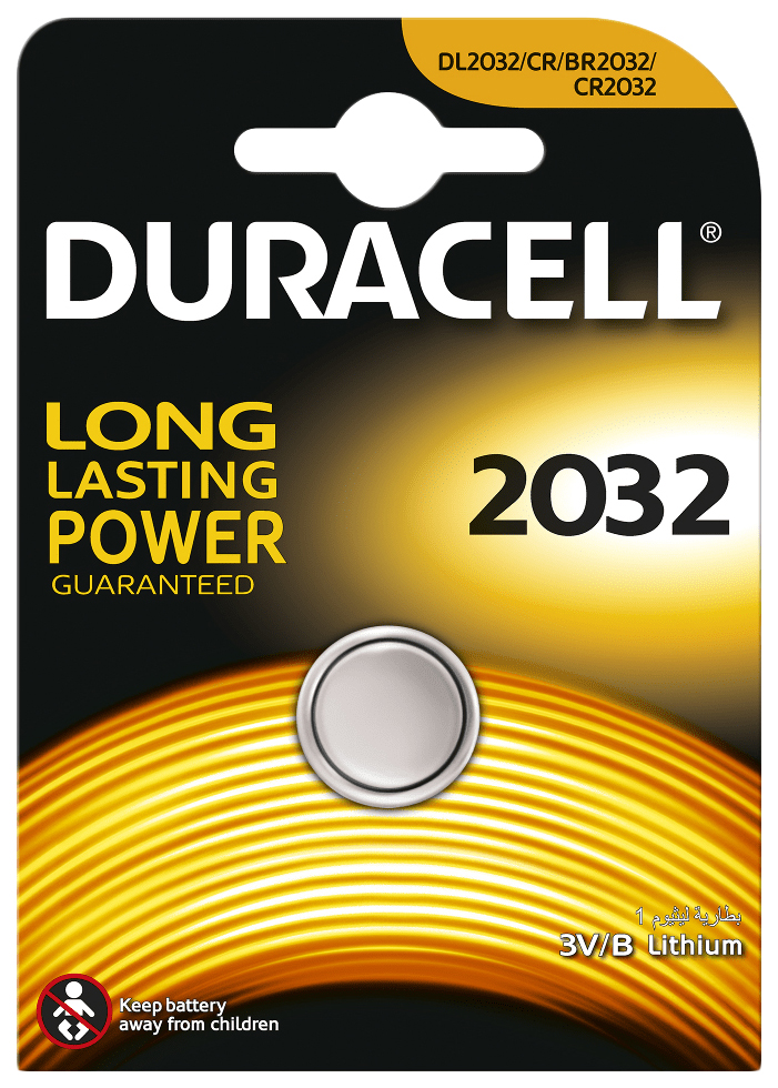 Батарейка DURACELL CR2032-5BL 1 шт батарейки duracell aaa 1 5в 18 шт