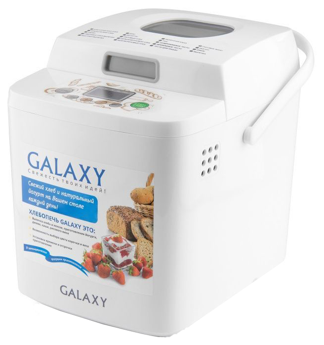 фото Хлебопечка galaxy gl 2701 white