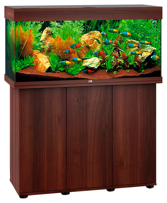 

Аквариум для рыб Juwel Rio 180 LED, влагозащитная поверхность, темное дерево, 180 л, Rio 180 LED темное дерево