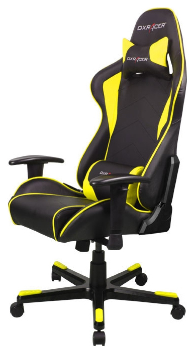 фото Игровое кресло dxracer oh/fe08/ny, желтый/черный