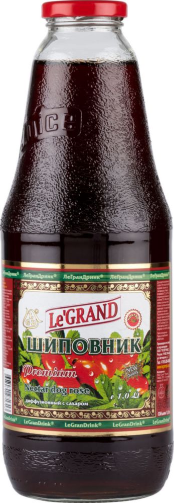

Нектар шиповник Le'Grand с сахаром 1 л, Le'GRAND шиповник