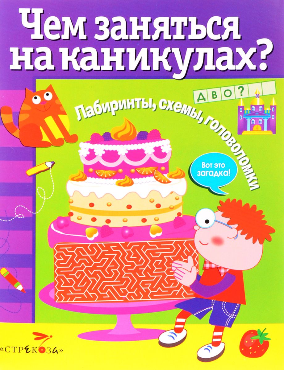 фото Чем заняться на каникулах? лабиринты, схемы, головоломк и вып. 4. стрекоза