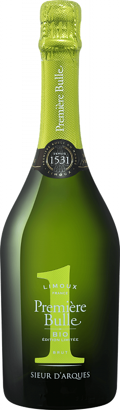 

Premier Bulle Bio Brut Cremant De Limoux AOC Sieur d'Arques