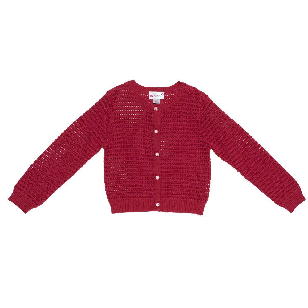 

Кардиган Chicco красный, размер 104, 9096353