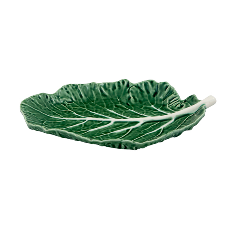 

Блюдо Bordallo Pinheiro Cabbage Leaf Natural Colours 28x19x5 см