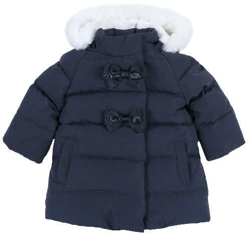 

Куртка Chicco для девочек р.80 цв.темно-синий, 9087428