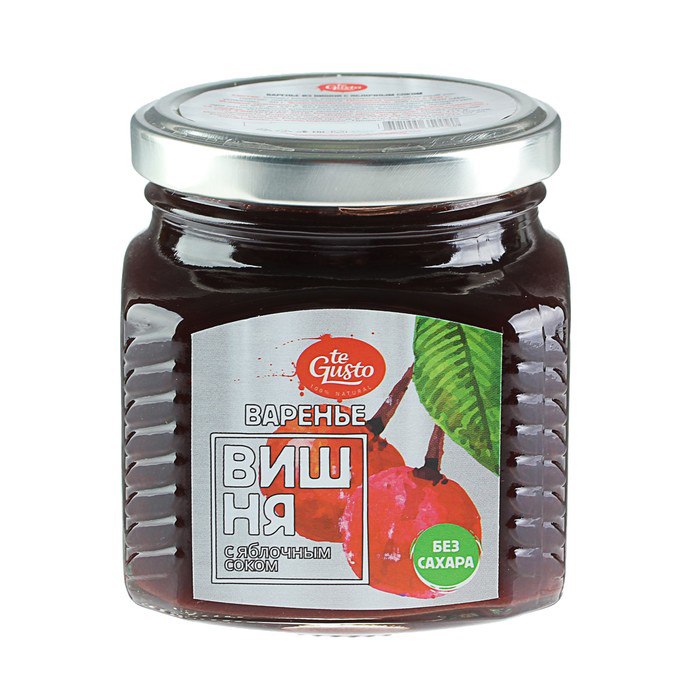 

Варенье Te Gusto из вишни с яблочным соком