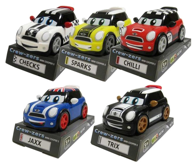 фото Машина go mini crew-zers на платф., d/b10 шт.,4 вида(pace,flame,slix,dash),арт.0368. shenzhen toys