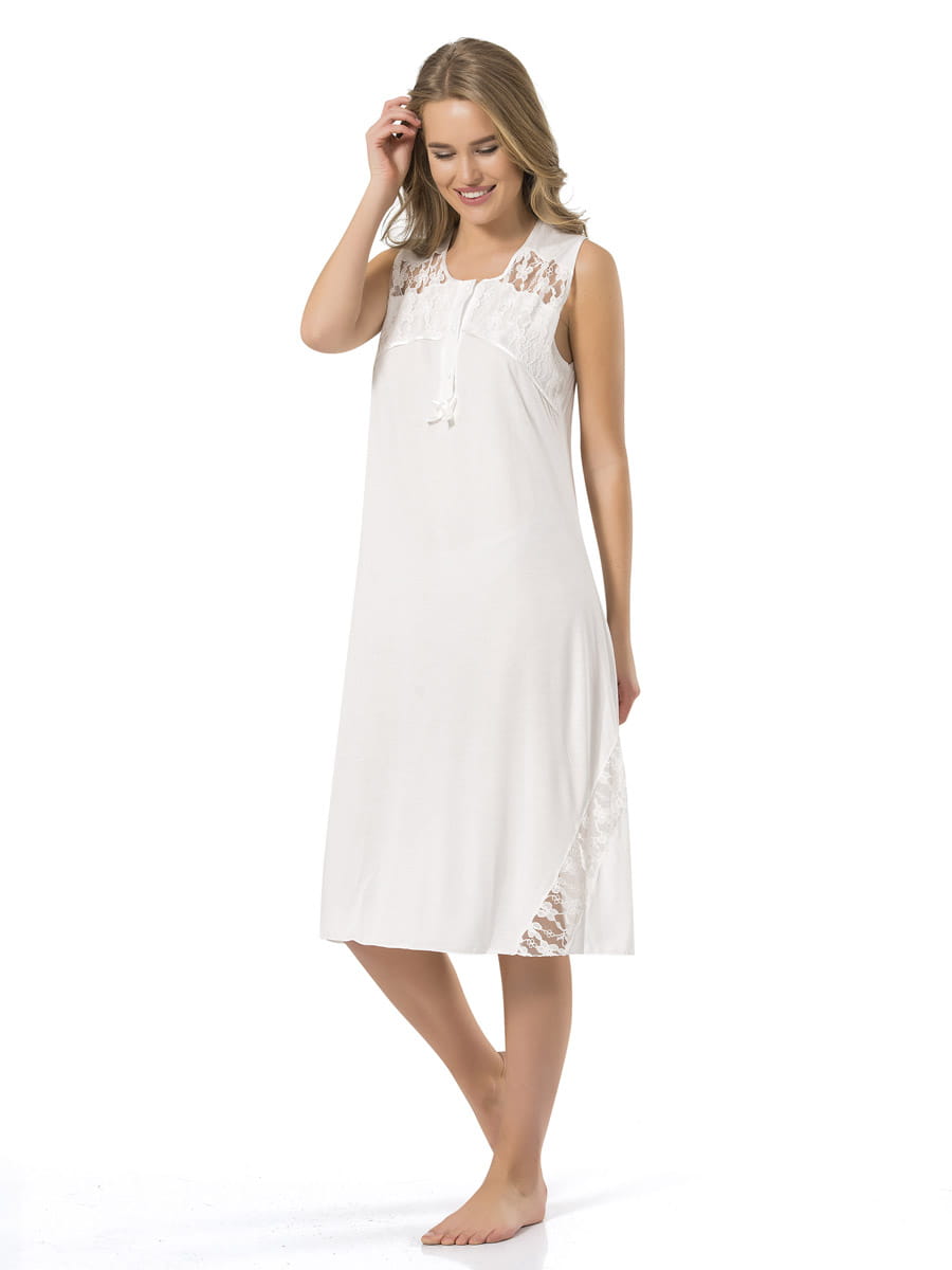 Ночная сорочка женская Turen 3124 белая XL