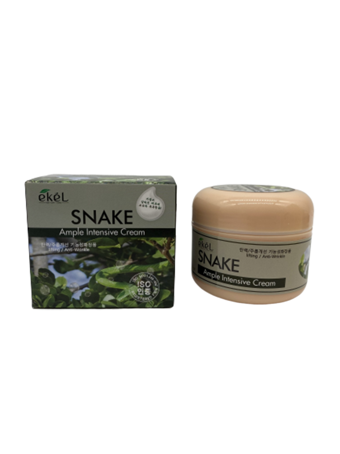 фото Крем для лица ekel snake ampule intensive cream 100 мл