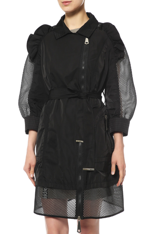

Плащ женский Maria Grazia Severi 1000/2260/100 черный 42 IT, 1000/2260/100