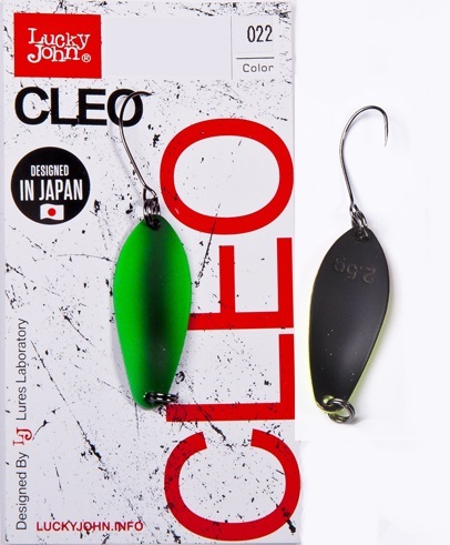 

Блесна Lucky John Cleo 3,5 г, 022, 1 шт., Зеленый, Cleo
