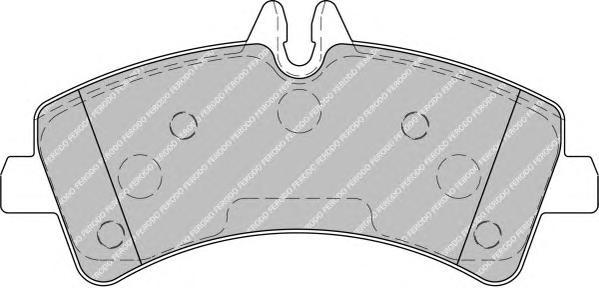 

Комплект тормозных колодок Ferodo FVR1779