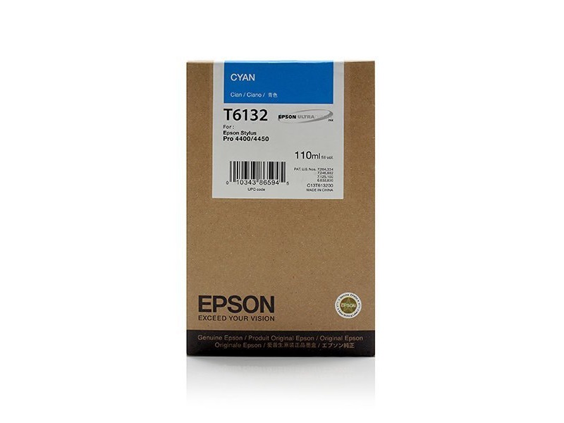 

Картридж для струйного принтера Epson C13T613200 Cyan, C13T613200