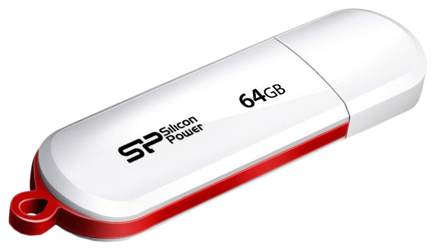 

Флешка Silicon Power LuxMini 320 64ГБ White (SP064GBUF2320V1W), LuxMini 320