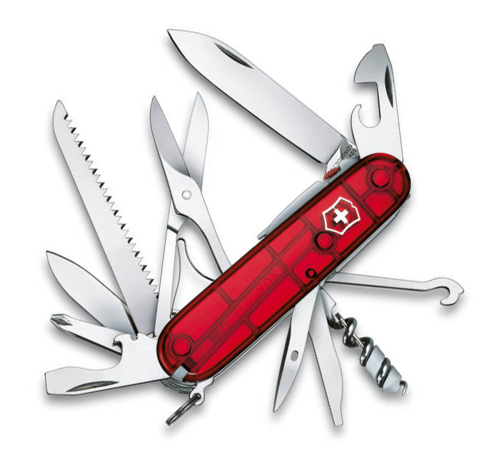 

Мультитул Victorinox Huntsman Lite, красный/прозрачный, 21 опций, Huntsman Lite