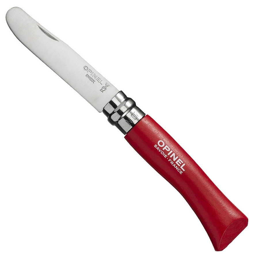 фото Туристический нож opinel 001970 №7 tradition my first opinel red