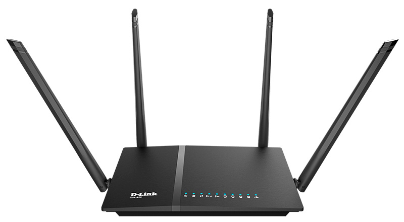 Wi-Fi роутер D-Link DIR-825 Black