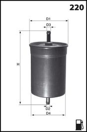 

Фильтр топливный MECAFILTER ELE6065