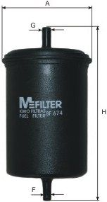 

Фильтр топливный MFILTER BF 674