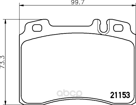 

Комплект тормозных колодок Hella 8DB355008181