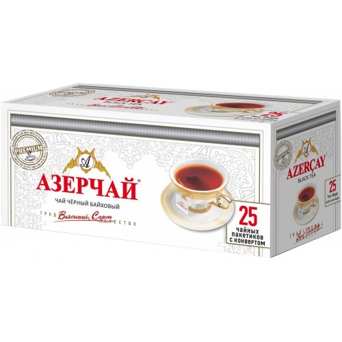 Чай черный Азерчай премиум 25 пакетиков