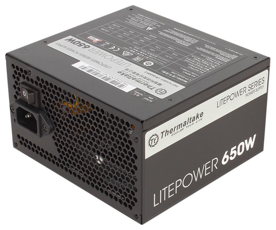 фото Блок питания компьютера thermaltake litepower ltp-650al2nk ltp-0650p-2