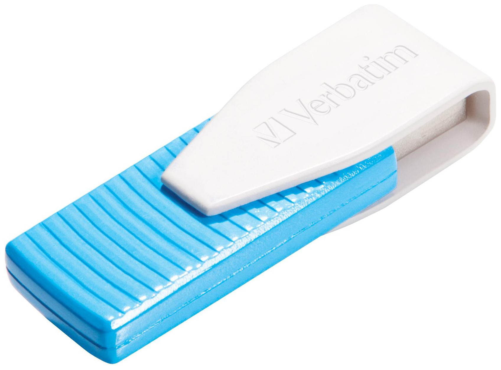 

Флешка Verbatim Store'n'Go Swivel 8ГБ White/Cyan (49812), Store'n'Go Swivel
