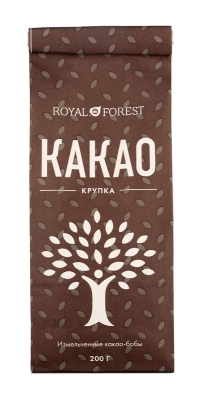 

Какао крупка Royal Forest 100 г
