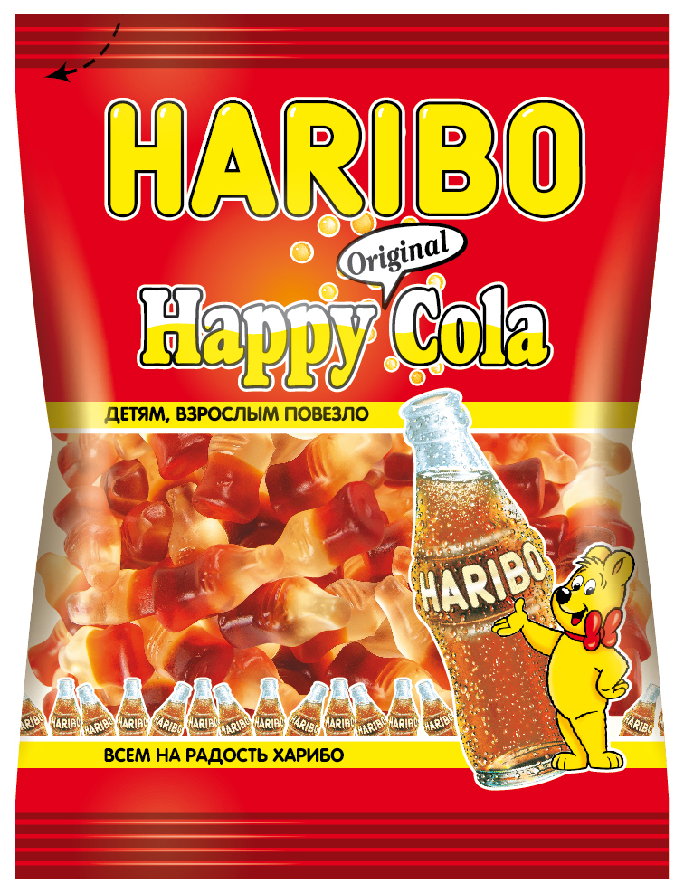 

Мармелад Haribo happy cola жевательный 70 г
