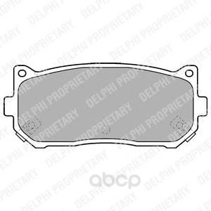 

Тормозные колодки дисковые DELPHI LP1528