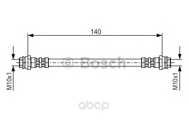 фото Шланг тормозной системы bosch 1987476952 задний