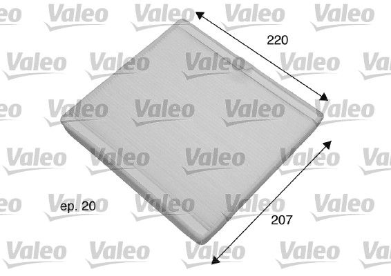 фото Фильтр воздушный салона valeo 698769