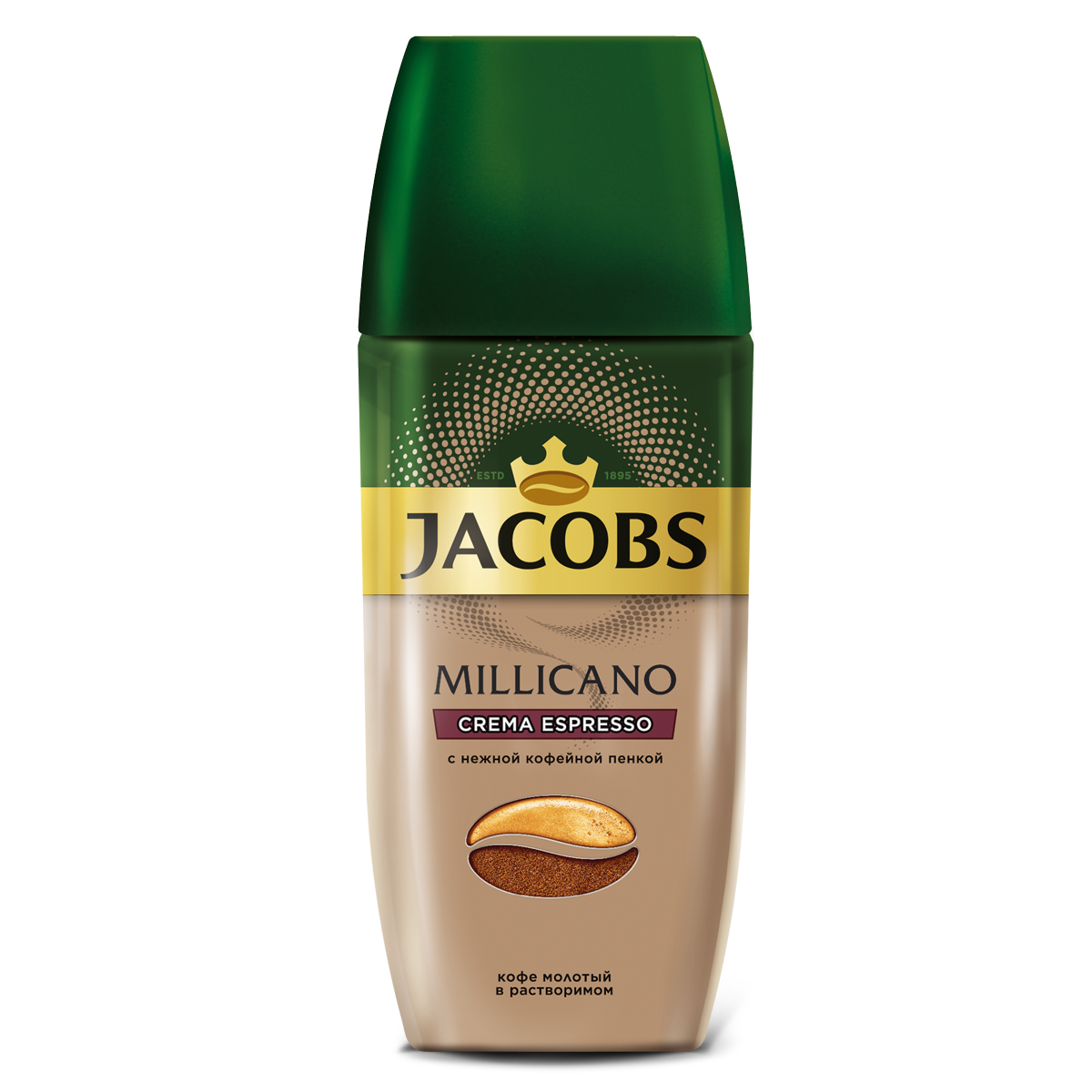 Мелющий кофе jacobs. Jacobs Millicano кофе растворимый 95 г. Кофе Якобс Милликано крема эспрессо. Кофе Якобс Милликано молотый. Jacobs Millicano crema Espresso.