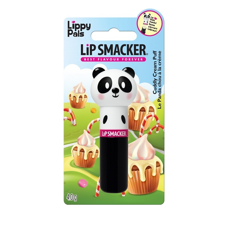 Бальзам для губ Lip Smacker Panda Cuddly Cream Puff с ароматом кремовой слойки, 4 г милая леди детский бальзам для губ с ароматом ваниль 4