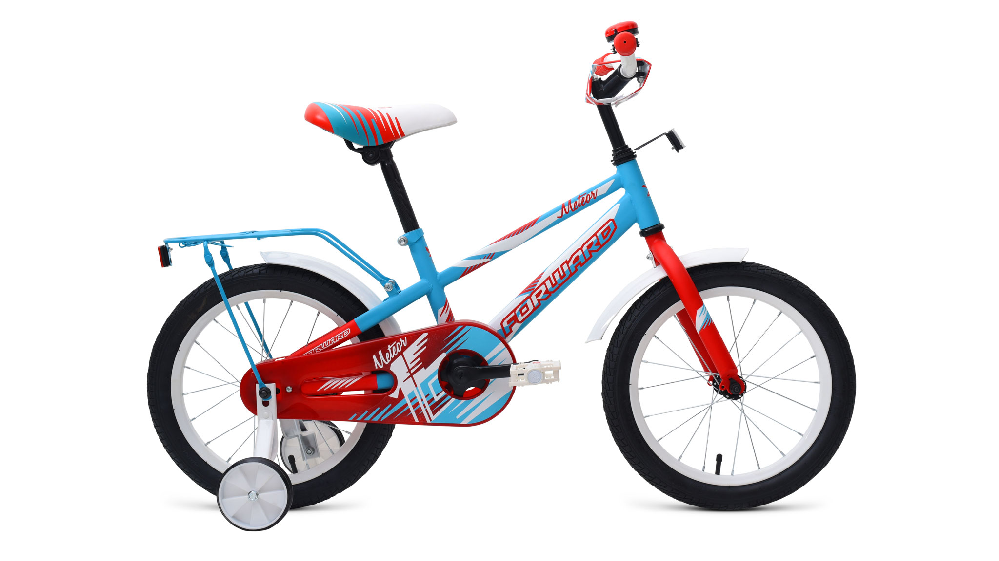 Велосипед детский двухколесный Forward METEOR 16 2018-2019 бирюзовый/красный