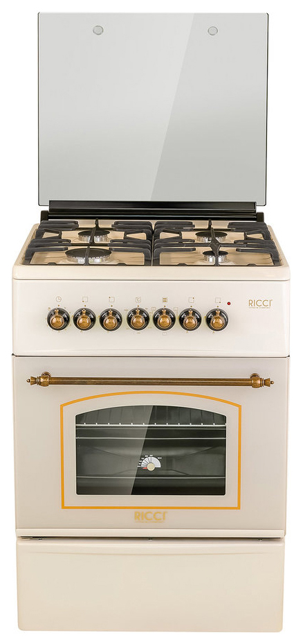 

Комбинированная плита RICCI RКС 5705 BG Beige, RКС 5705 BG