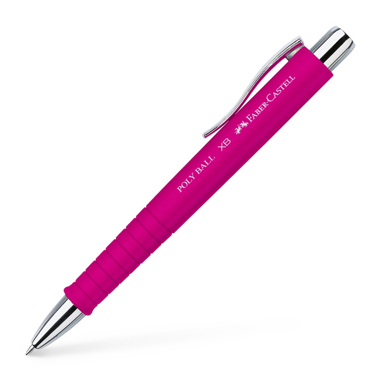 Ручка шариковая Faber-Castell Poly Ball XB 241128, корпус розовый, синяя, 1,4 мм, 1 шт.