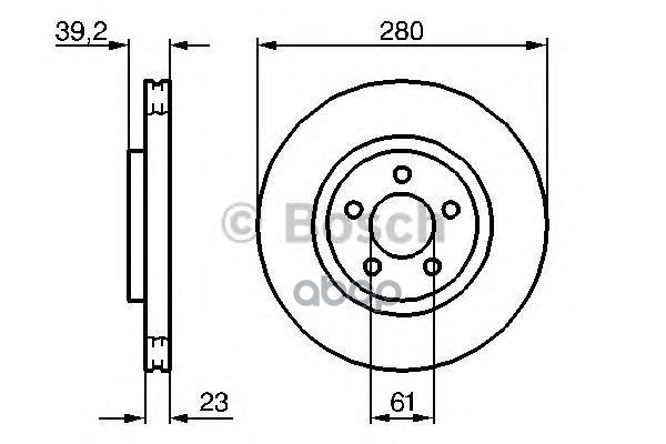 фото Тормозной диск bosch 0986479029