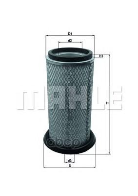 фото Фильтр воздушный mahle lx822 mahle/knecht